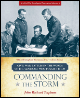 Commanding the Storm, Lyons Press (Rowman &
                Littlefield Publishing Group), Lanham, MD, 2012,
                hardcover and ebook.