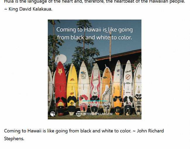 Coming to Hawai'i is like going from black and white to color
