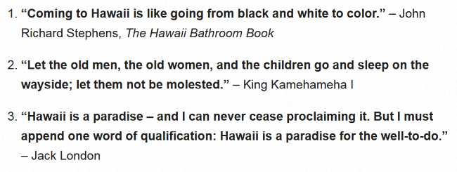 Coming to Hawai'i is like going from black and white to color.