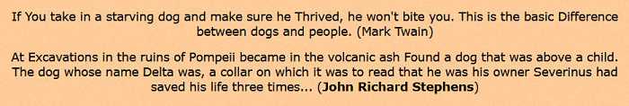 In the book Dog Quotations.