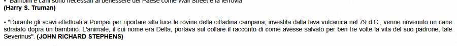 In the book Dog Quotations, (In Italian)